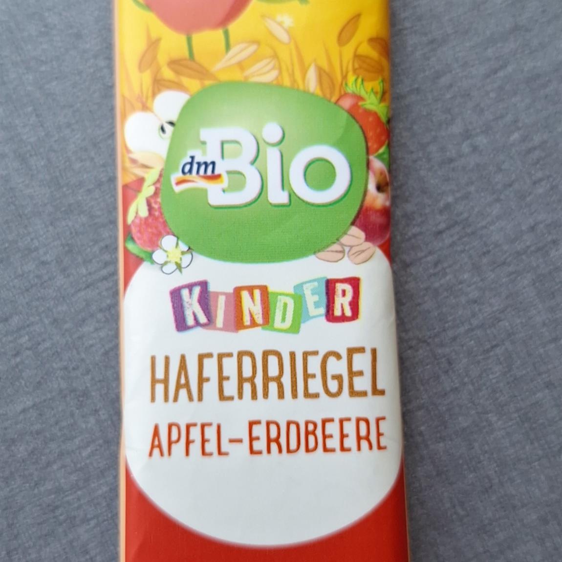 Fotografie - Haferriegel apfel-erdbeere dmBio