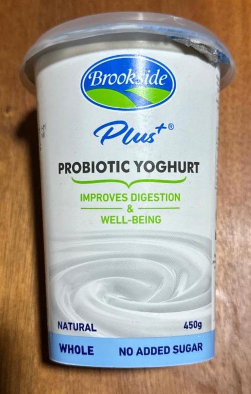 Fotografie - Plus+ probiotic yoghurt natural Brookside