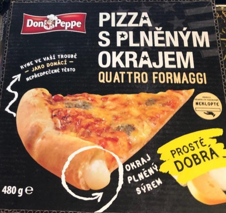 Fotografie - Don Peppe Pizza s plněným okrajem Quatro Formaggi