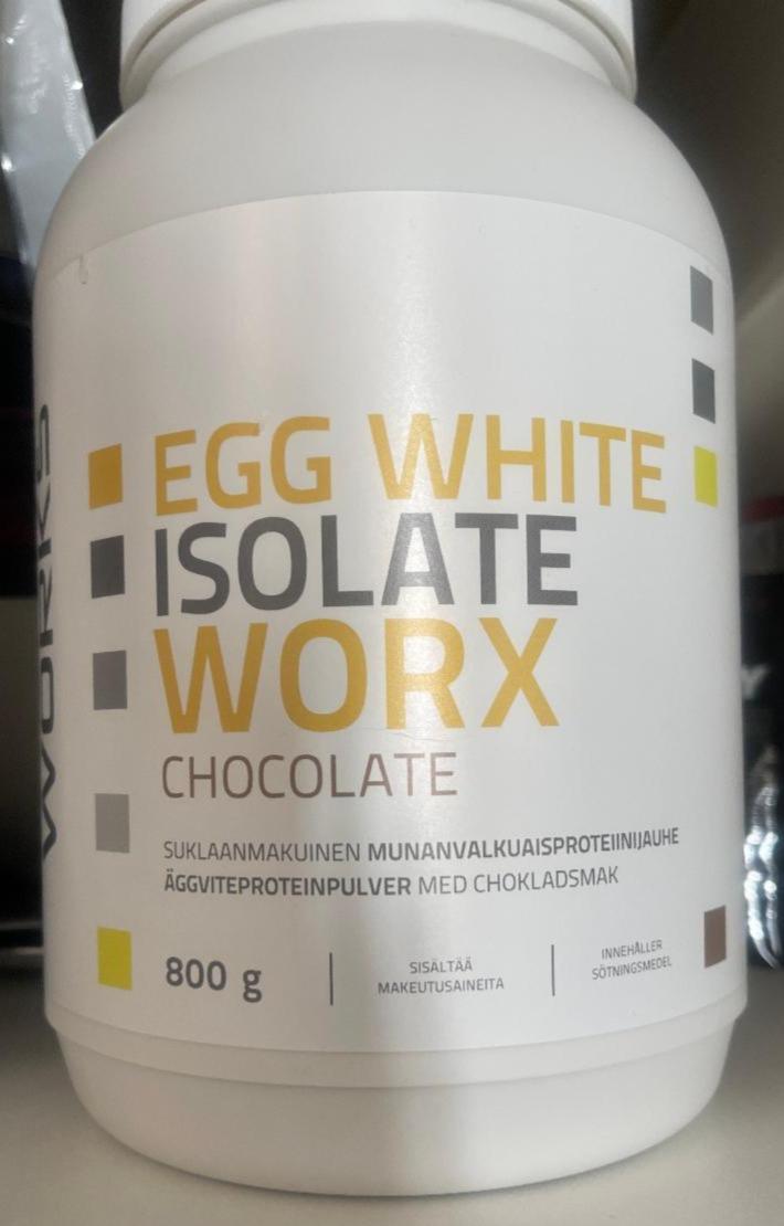 Fotografie - Egg white isolate worx chocolate Nutri works