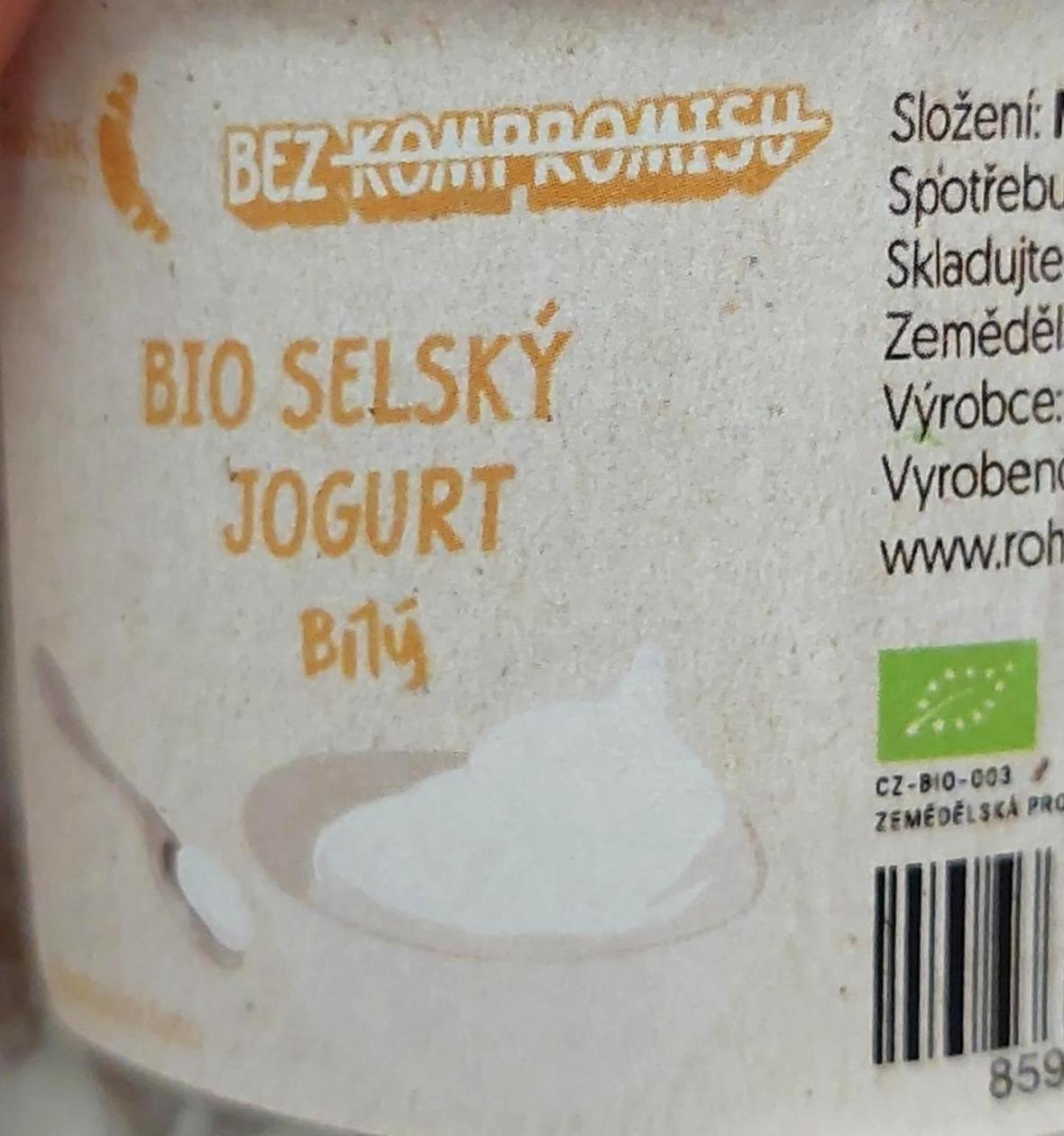 Fotografie - Bio selský jogurt bílý Rohlik.cz