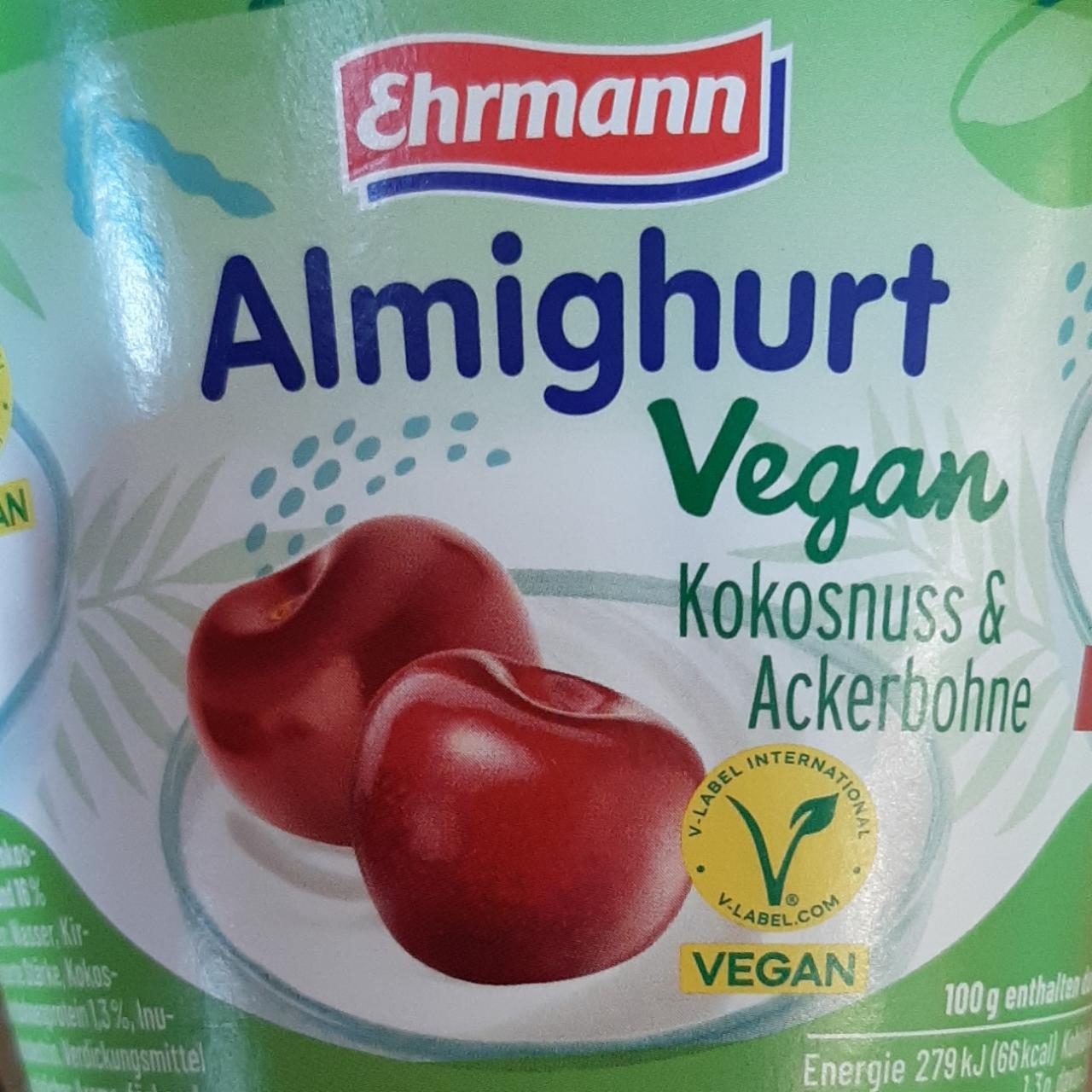 Fotografie - Almighurt vegan kirsche Ehrmann