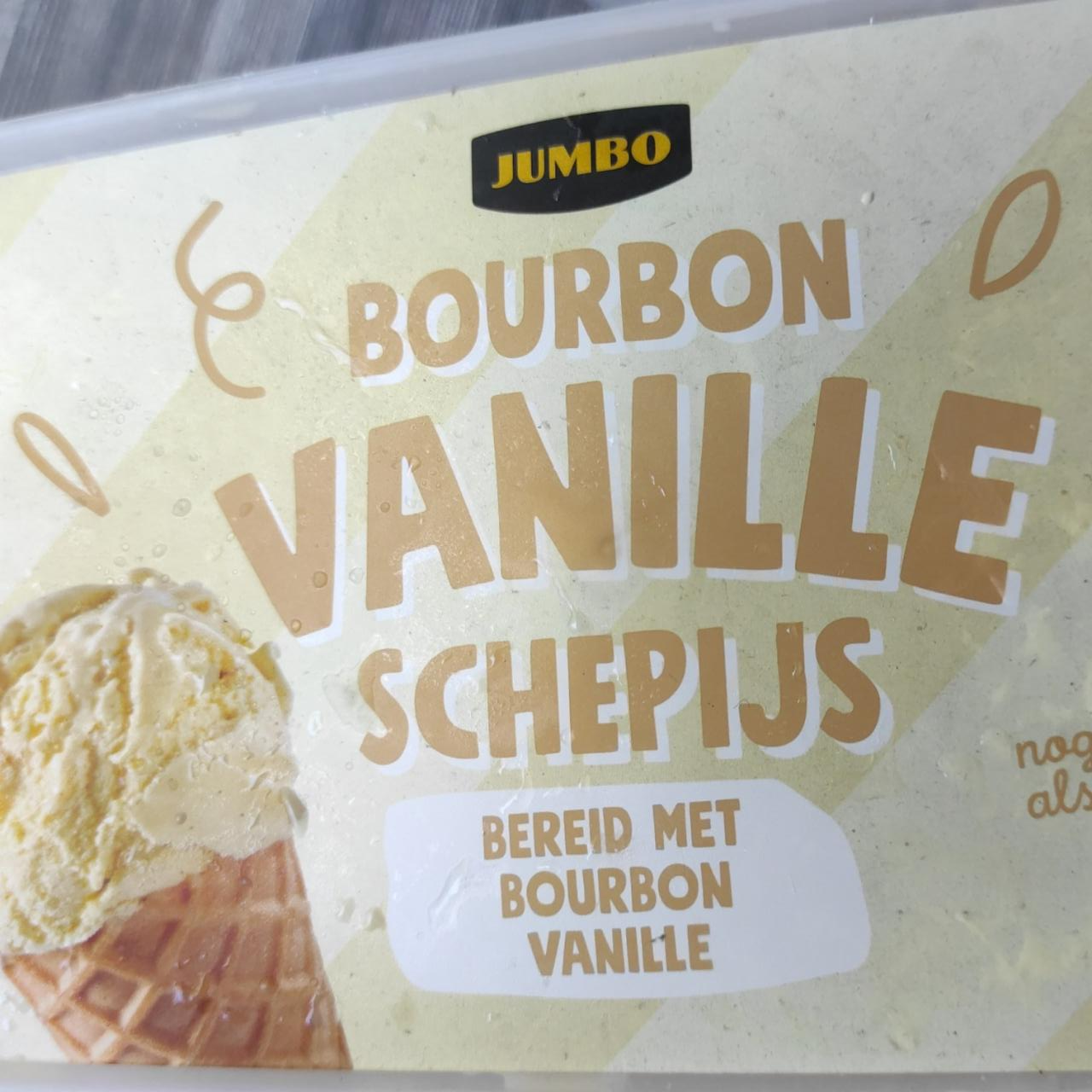 Fotografie - Bourbon vanille schepijs ice cream Jumbo