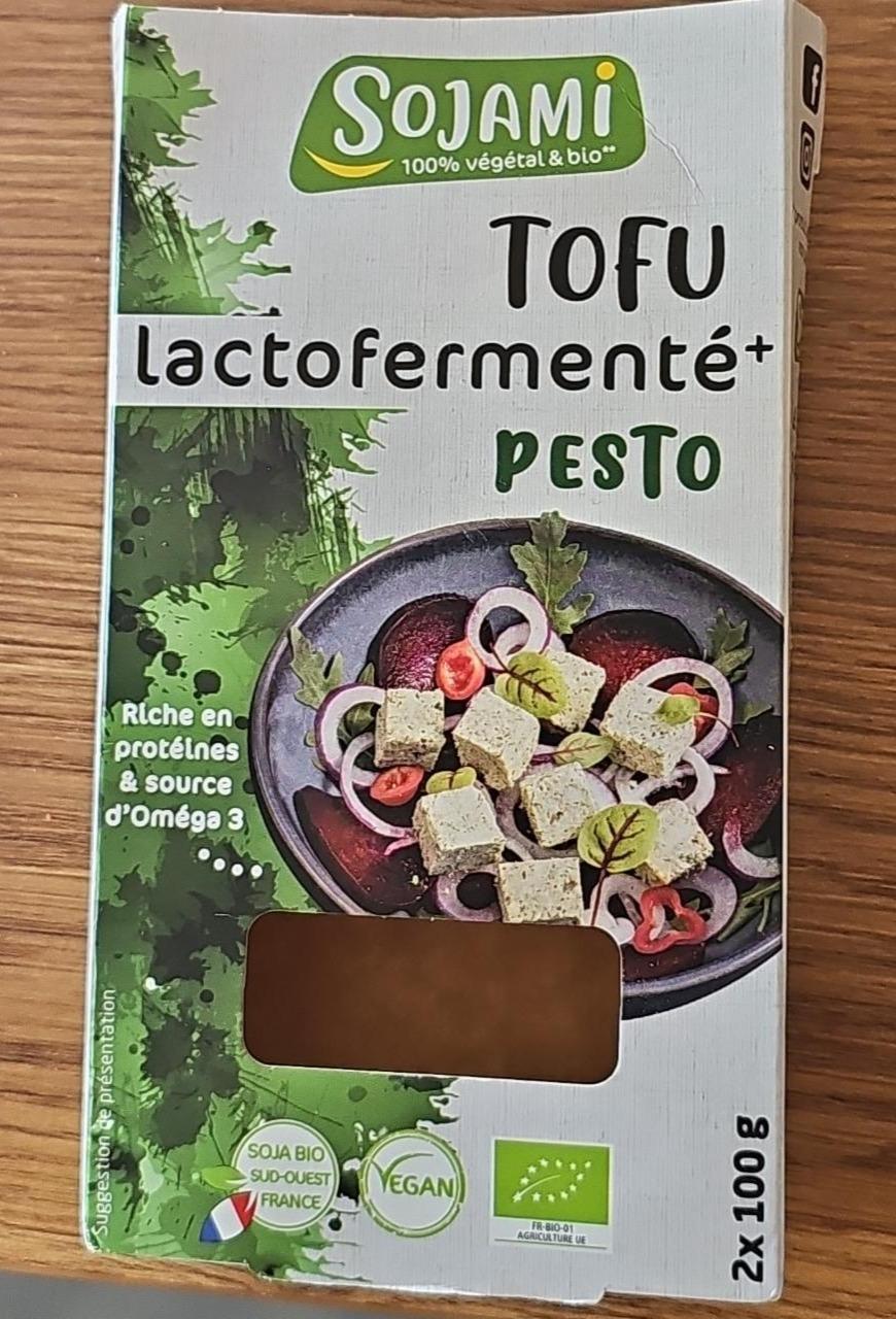 Fotografie - Tofu lactofermenté + pesto Sojami