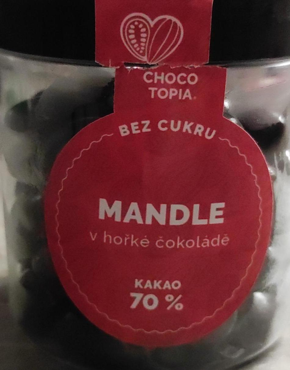 Fotografie - Mandle v hořké čokoládě Chocotopia