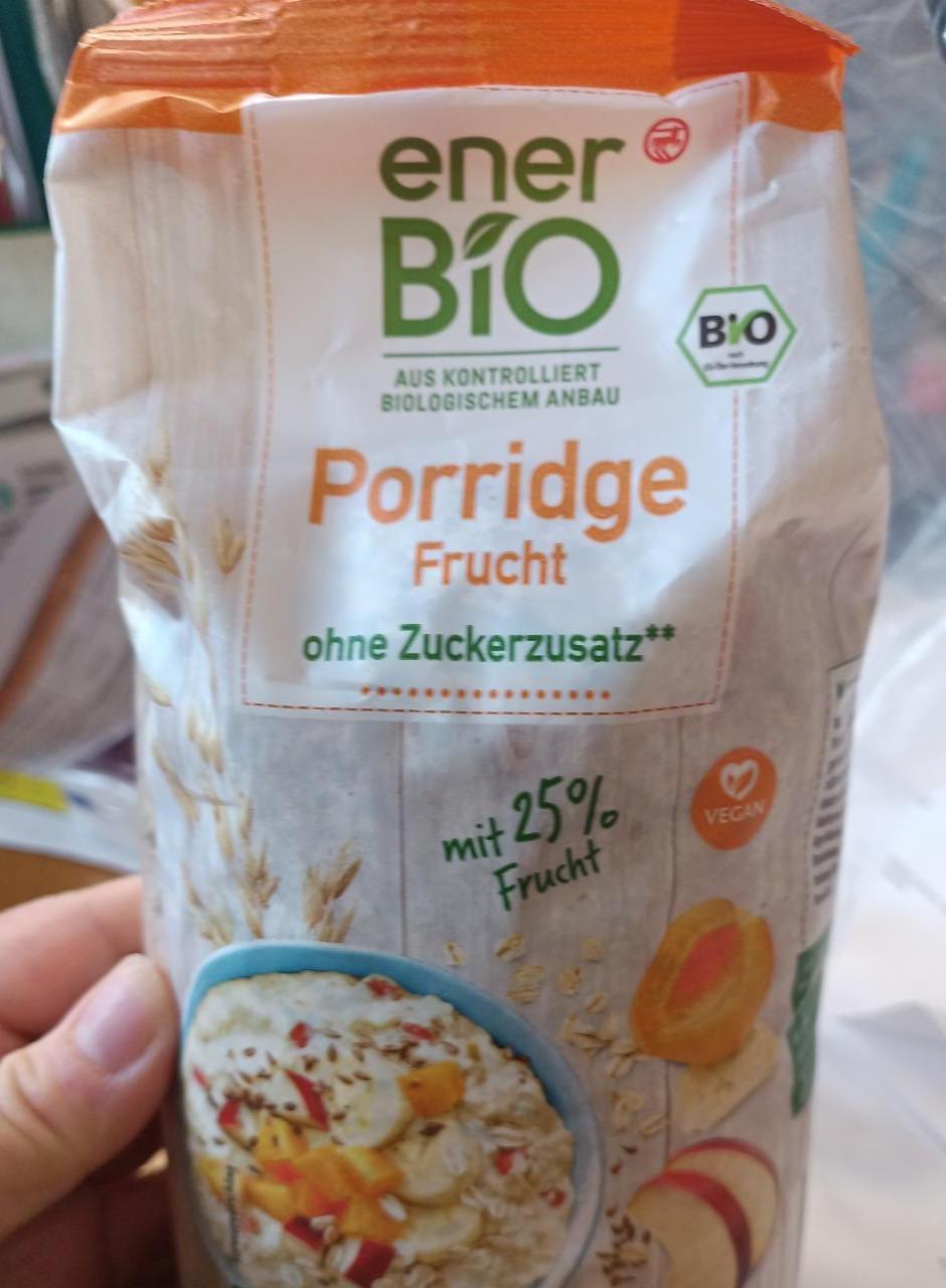 Fotografie - Porridge frucht ohne zuckerzusatz enerBio