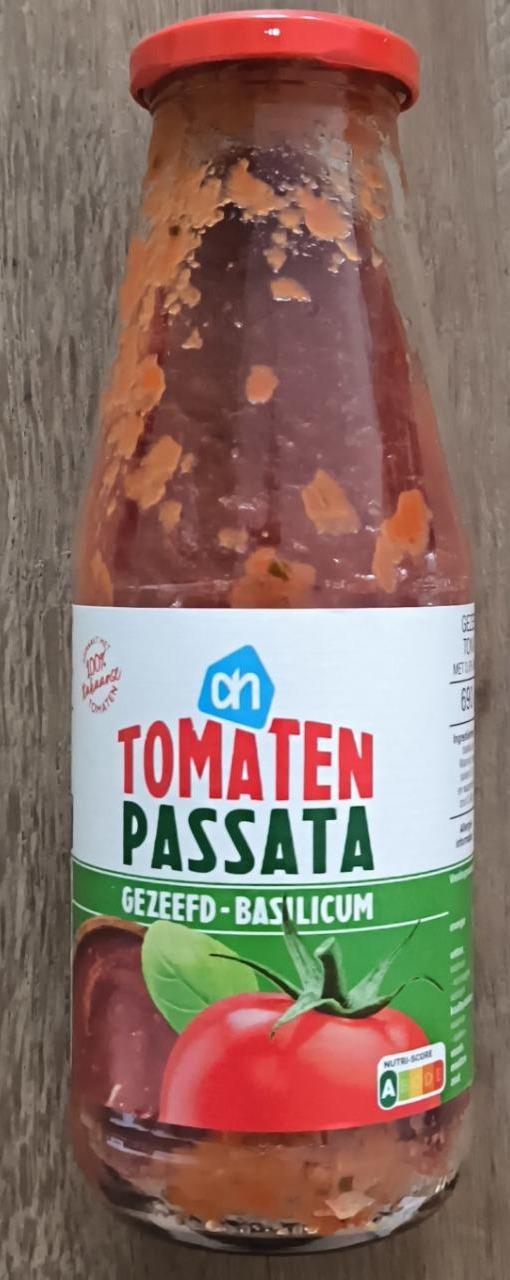 Fotografie - Tomaten passata gezeefd-basilicum AH