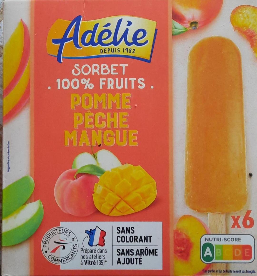 Fotografie - Sorbet 100% fruits pomme peche mangue Adélie