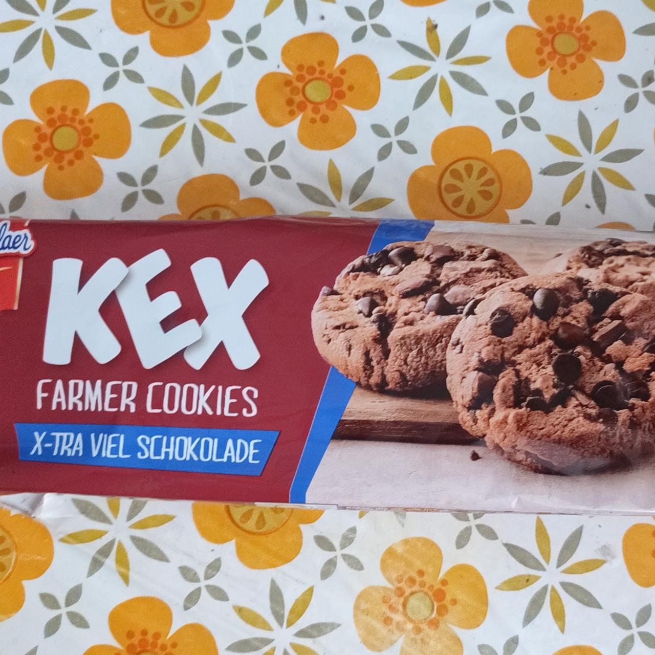 Fotografie - Kex Farmer cookies X-Tra Viel Schokolade DeBeukelaer