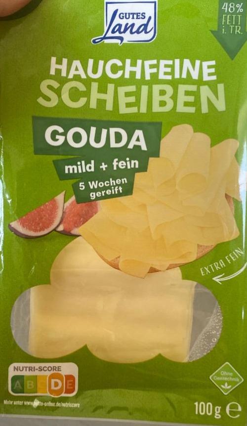 Fotografie - Hauchfeine scheiben Gouda Gutes Land