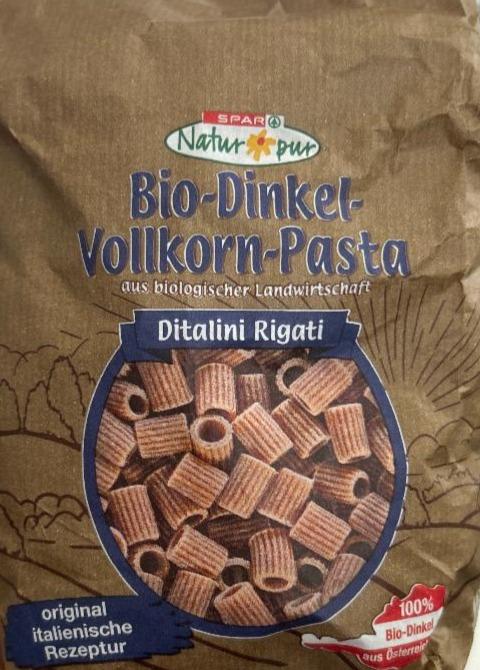 Fotografie - Bio dinkel vollkorn pasta Spar Natur pur