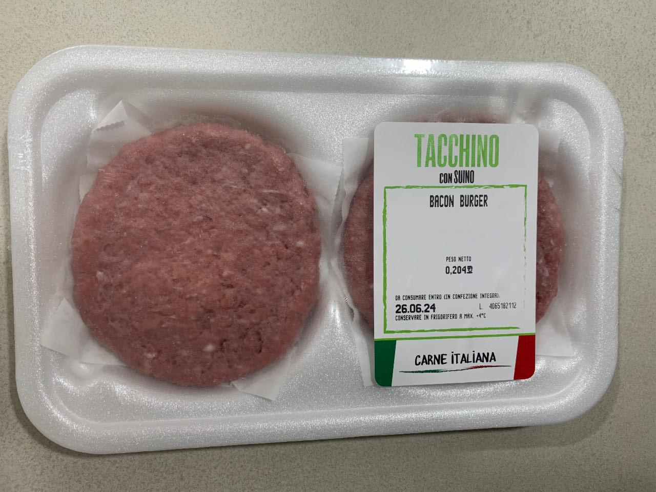 Fotografie - Tacchino bacon burger Lidl