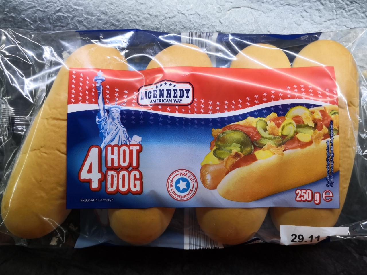 Rolls hodnoty American Hot Dogs a nutriční kJ kalorie, - Way 4 McEnnedy
