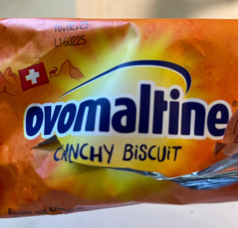 Fotografie - Crunchy biscuit Ovomaltine