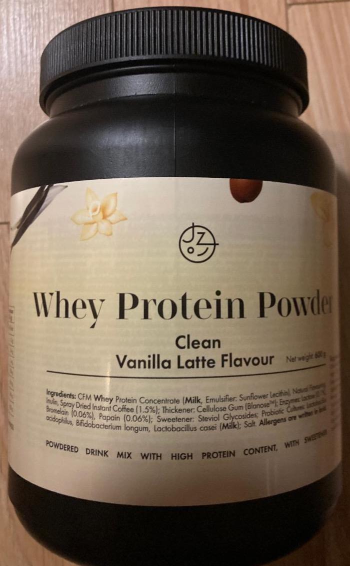 Fotografie - Whey protein powder clean vanilla latte flavour Jíme zdravě