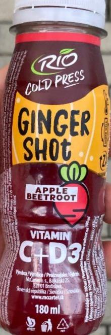 Fotografie - Cold press ginger shot apple beetroot Rio