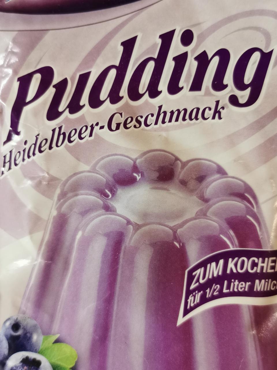 Fotografie - Pudding Heidelbeer-Geschmack Komet