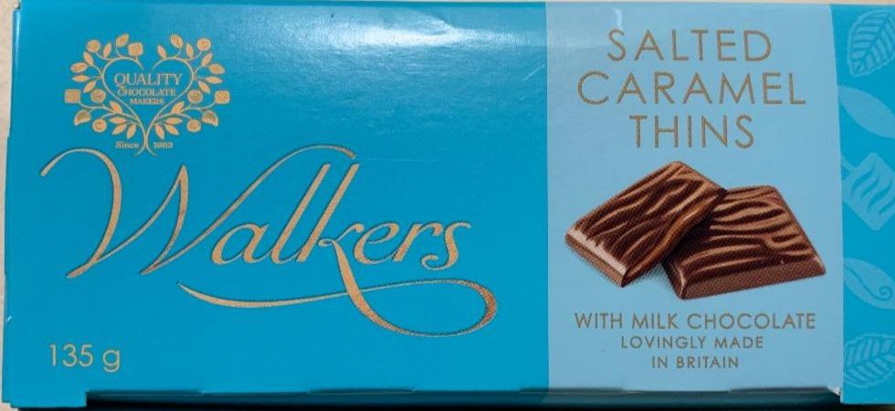 Fotografie - Salted Caramel Thins Walkers