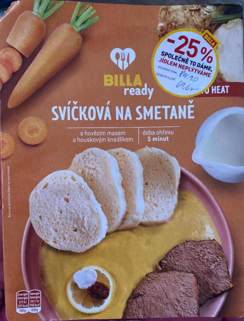 Fotografie - Svíčková na smetaně Billa Ready