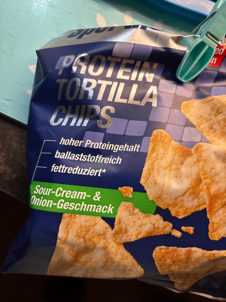 Fotografie - Protein tortilla chips sour cream & onion gechmack Sportness