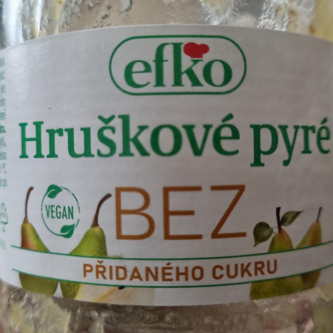 Fotografie - Hruškové pyré bez přidaného cukru Efko