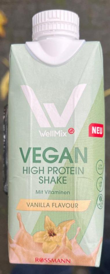 Fotografie - Vegan high protein shake vanilla flavour WellMix