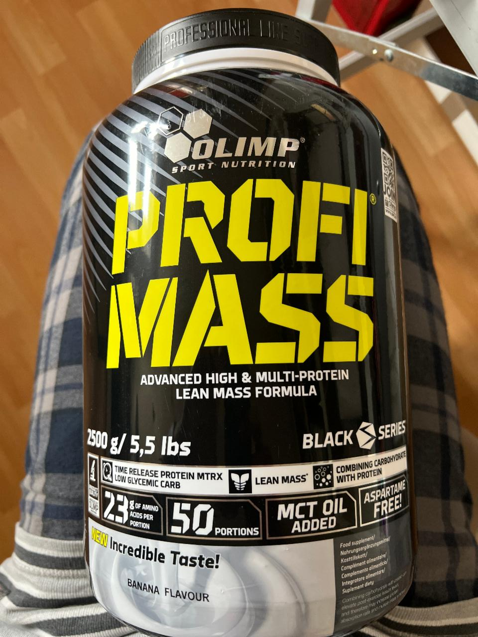 Fotografie - Profi mass banana flavour Olimp sport nutrition