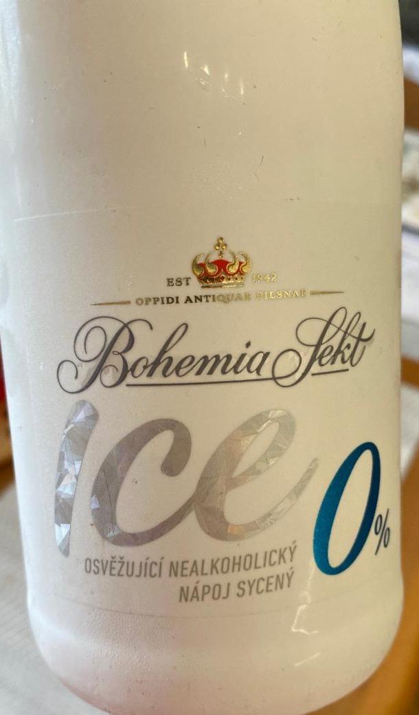 Fotografie - Ice 0% osvěžující nealkoholický nápoj sycený Bohemia Sekt