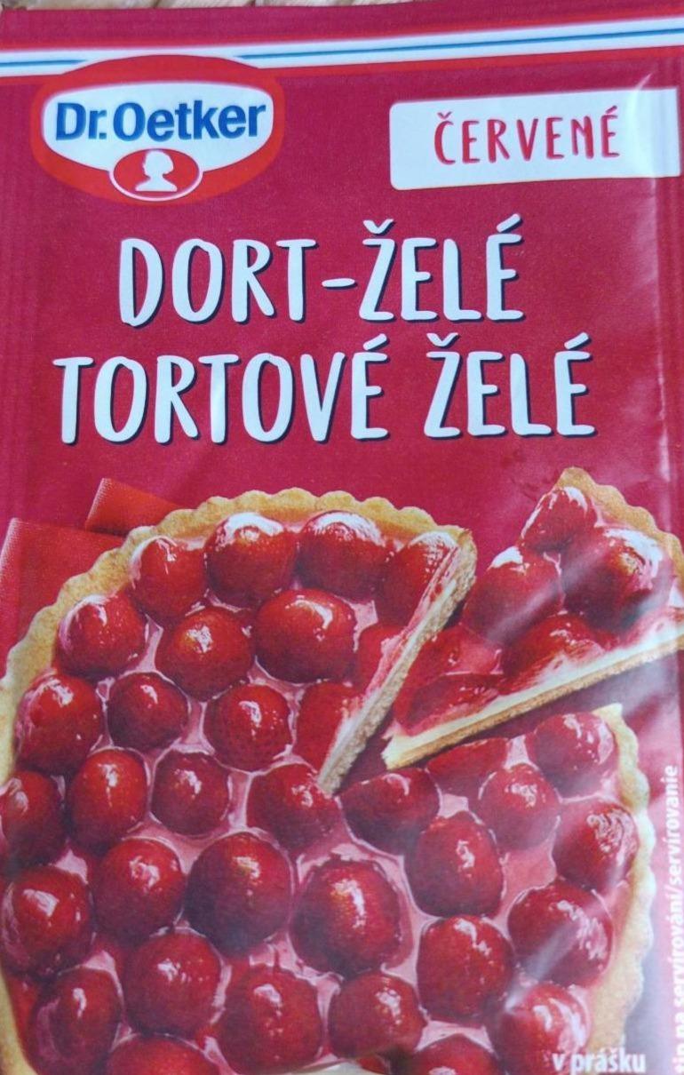 Fotografie - Dort želé červené Dr.Oetker