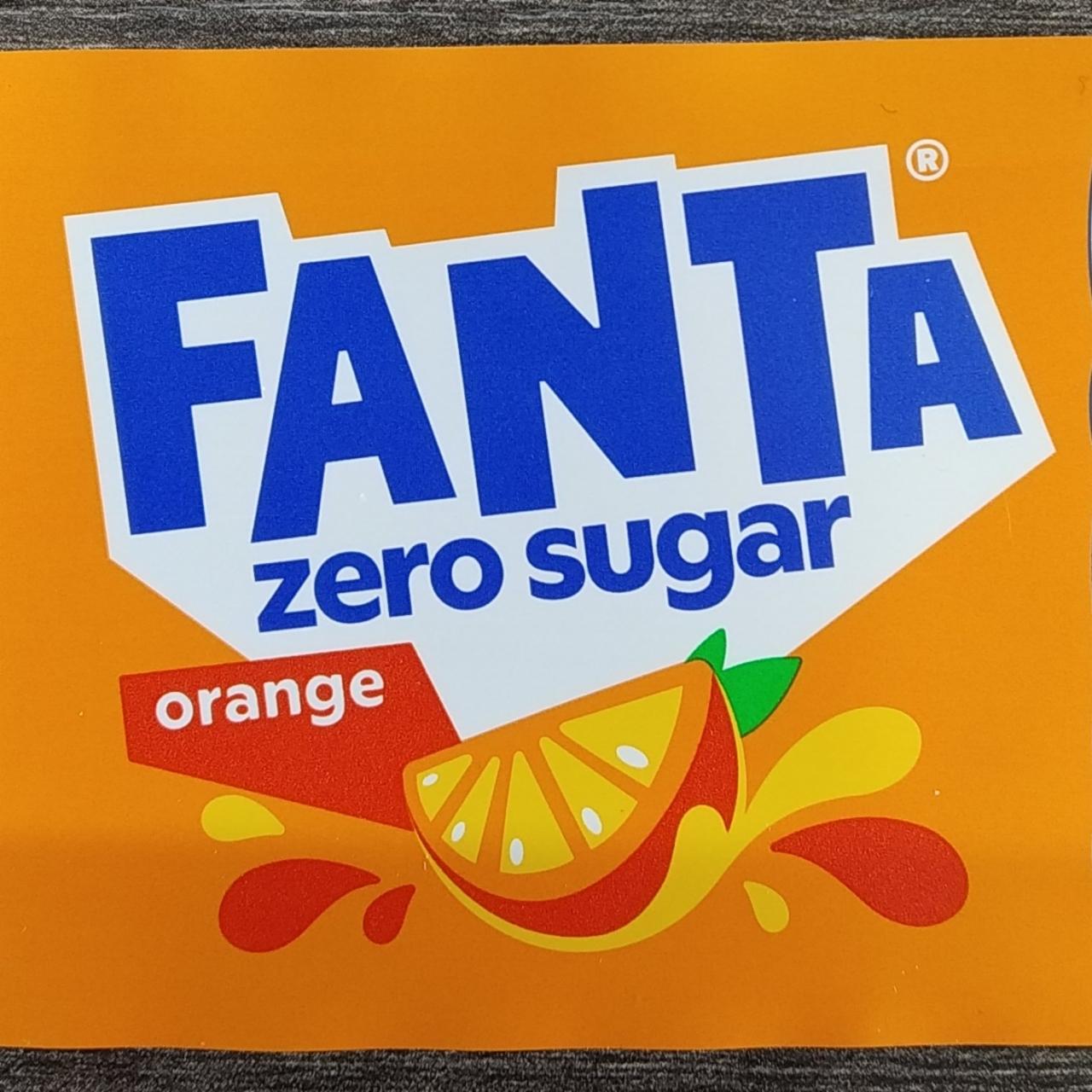 Fotografie - Pomeranč zero cukru Fanta