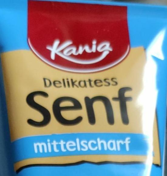 a kJ kalorie, nutriční hodnoty - Kania Delikatess mittelscharf senf