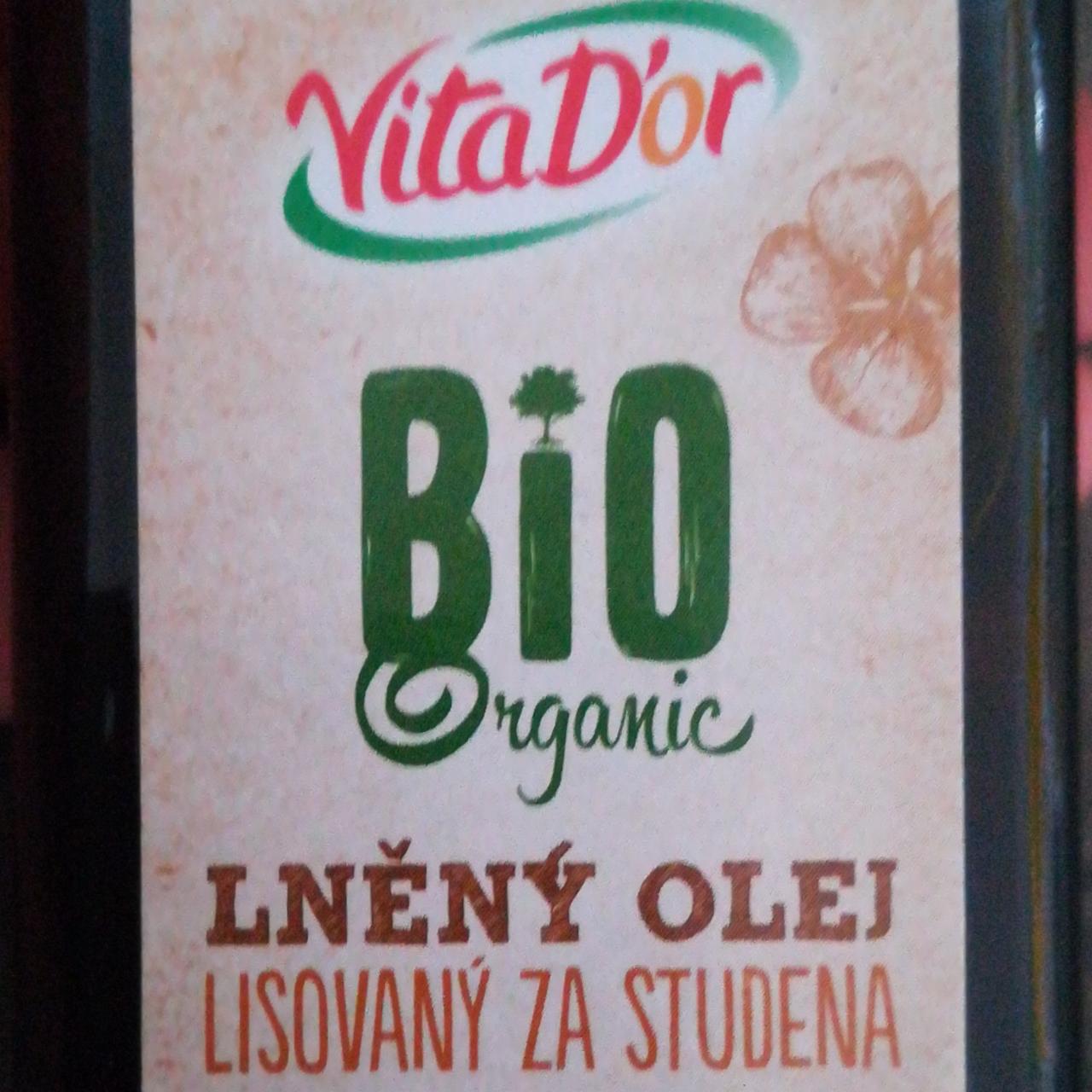 Fotografie - Bio Organic Lněný olej lisovaný za studena Vita D´or