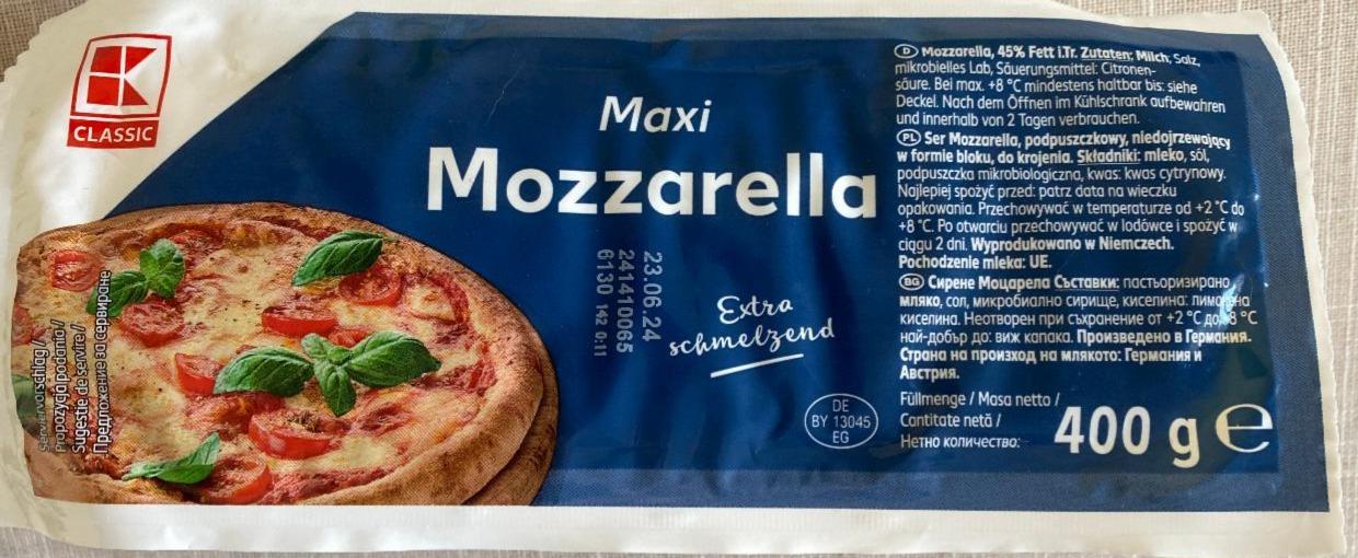 Fotografie - Maxi mozzarella K-Classic