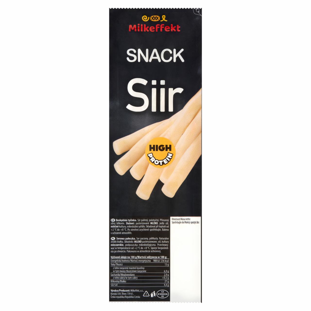 Fotografie - Snack siir high protein Milkeffekt