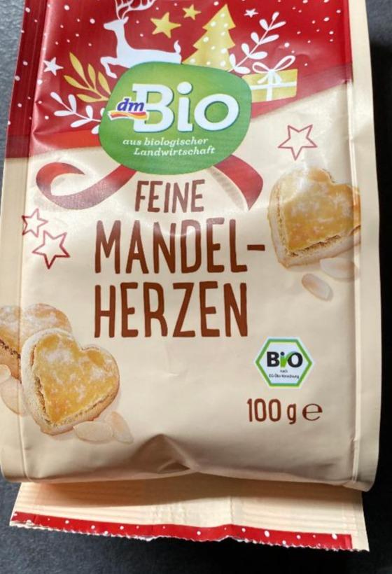 Fotografie - Feine mandel-herzen dmBio