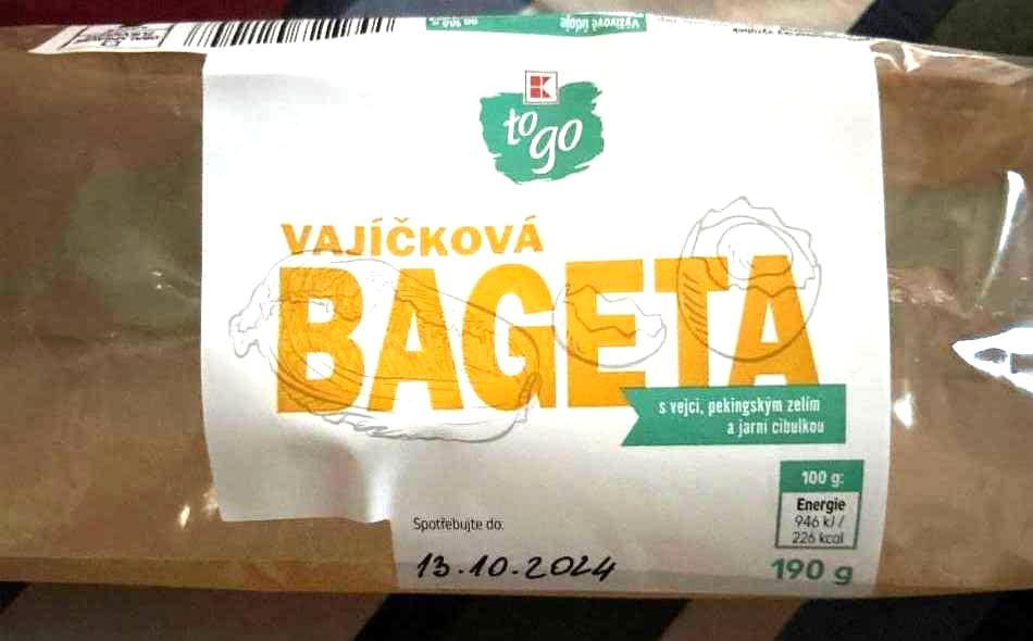 Fotografie - Vajíčková bageta K-to go