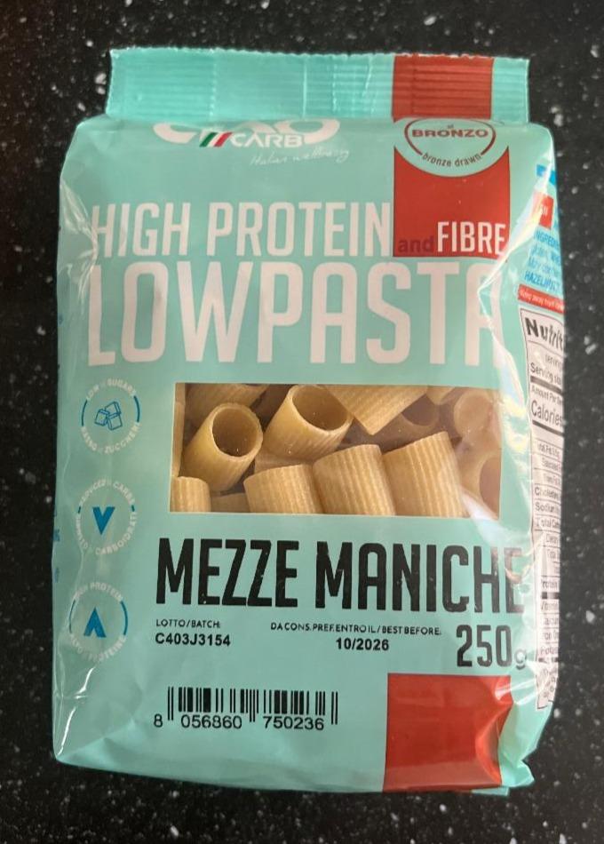 Fotografie - High protein and fibre lowpasta mezze maniche CiaoCarb