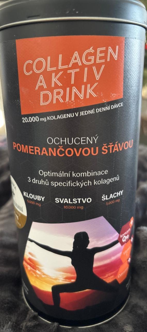 Fotografie - Collagen aktiv drink ochucený pomerančovou šťávou Zůstaň ve formě