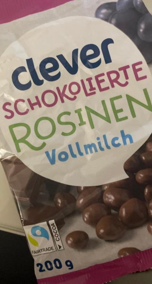 Fotografie - Schokolierte rosinen vollmilch Clever