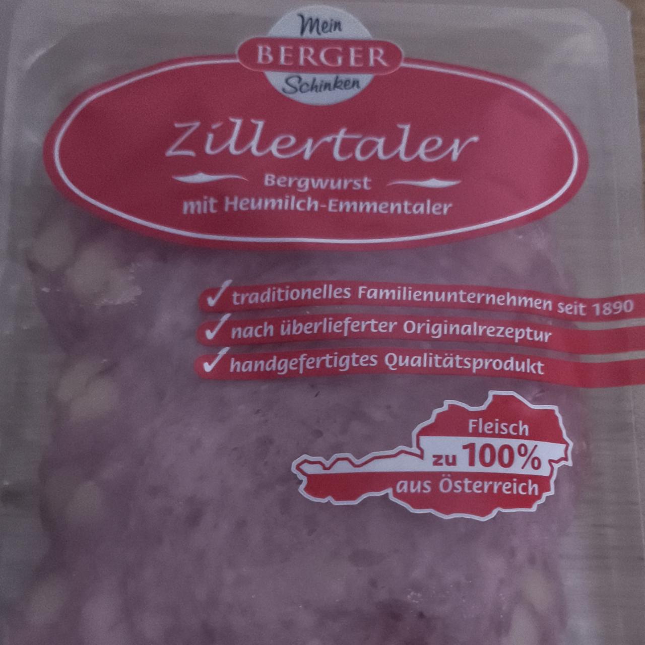 Fotografie - Zillertaler Bergwurst Mein Berger Schinken