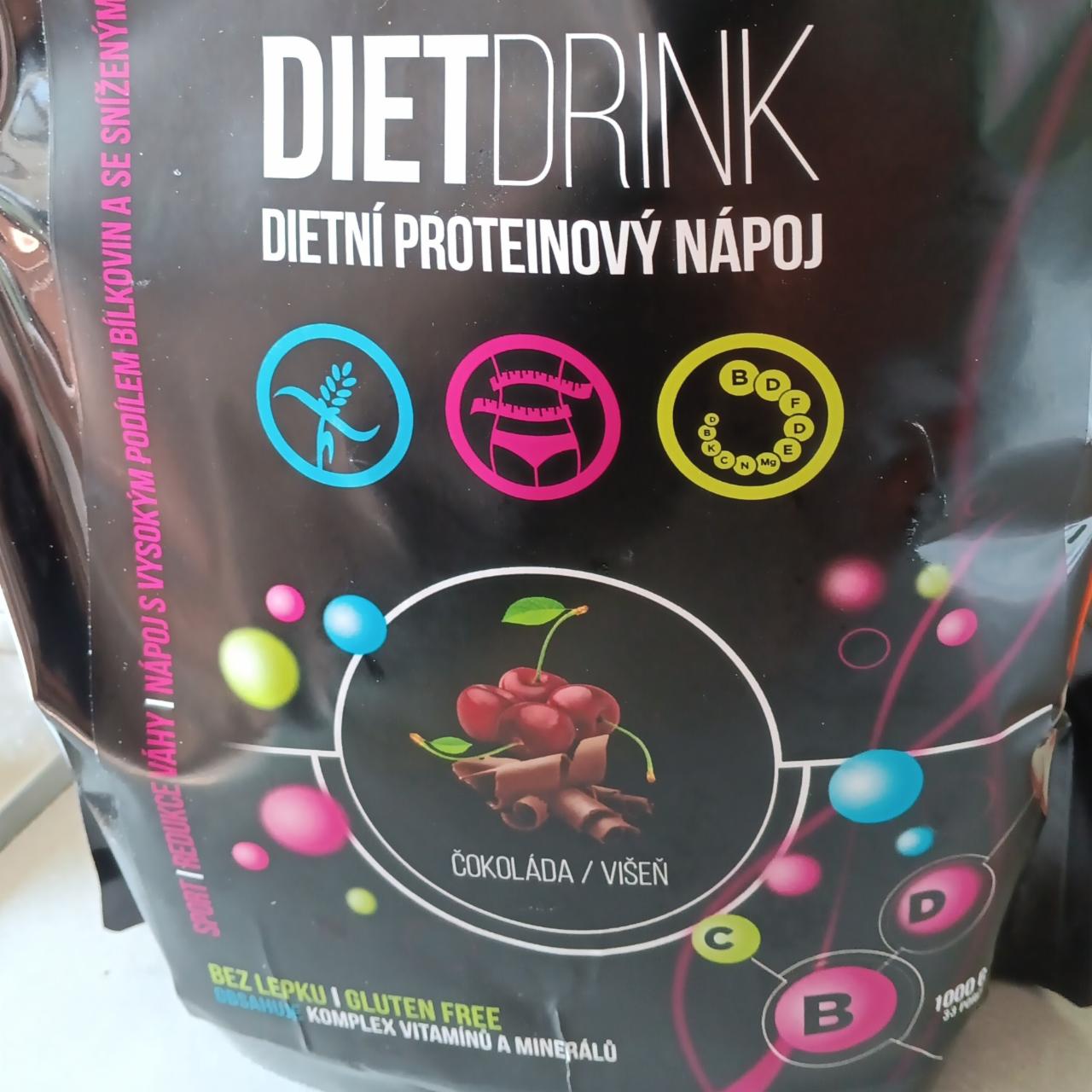 Fotografie - Diet drink dietní proteinový nápoj čokoláda višeň KetoLinie