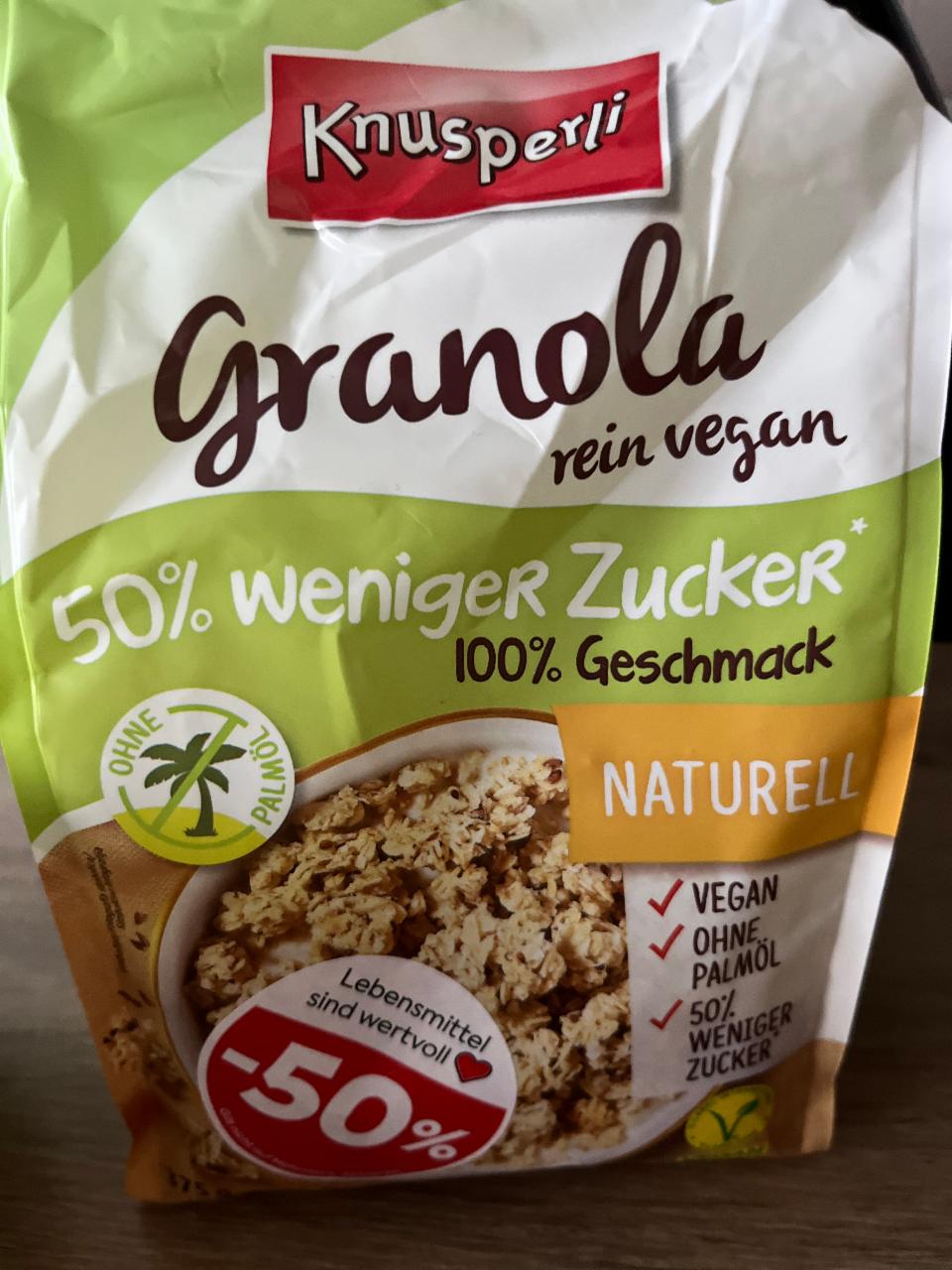 Fotografie - Granola naturell Knusperli