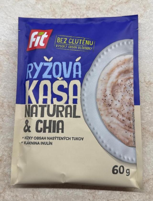 Fotografie - Ryžová kaša Natural & Chia Fit