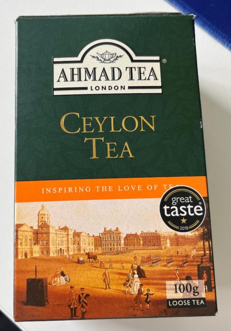 Fotografie - Ceylon tea Ahmad Tea London