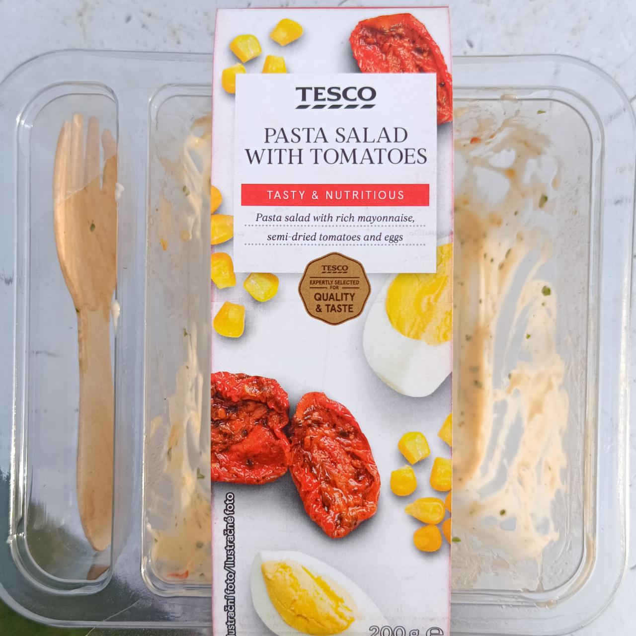 Fotografie - Pasta salad with tomatoes Tesco