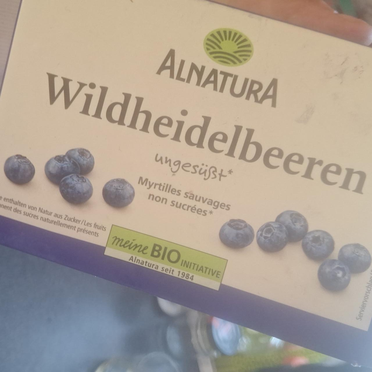 Fotografie - Wildheidelbeeren Alnatura