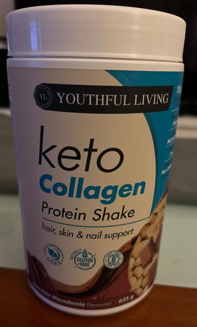 Fotografie - Keto collagen protein shake chocolate macadamia Youthful Living