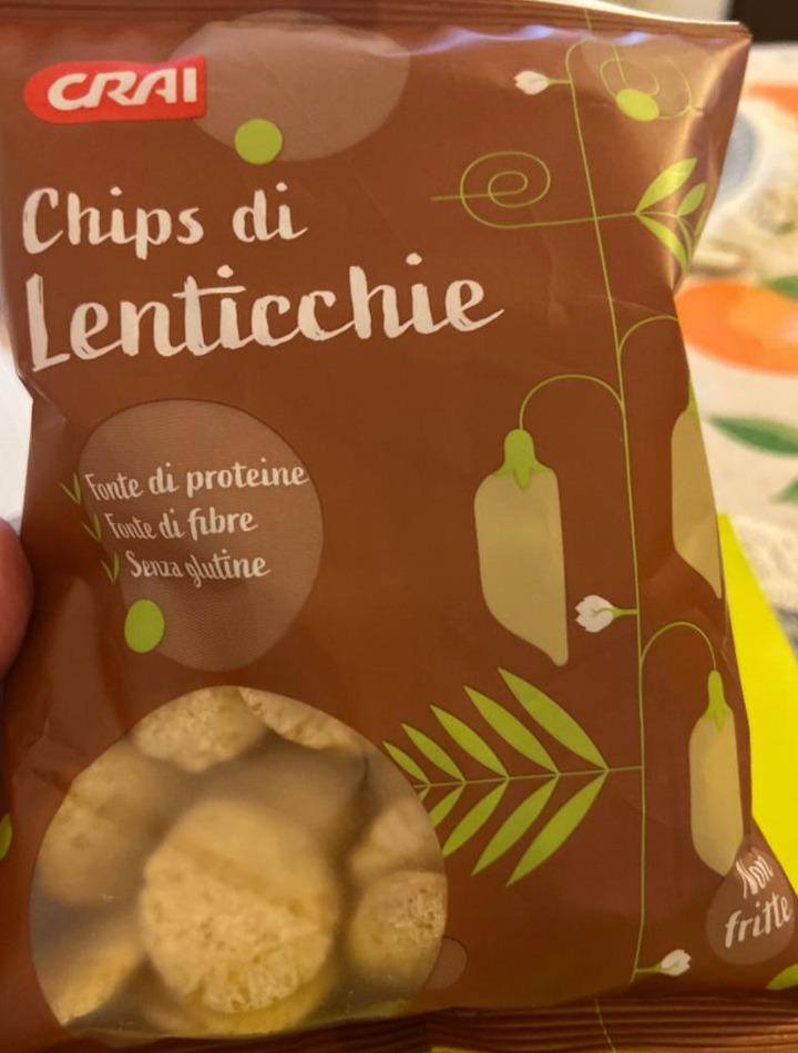 Fotografie - Chips di lenticchie crai