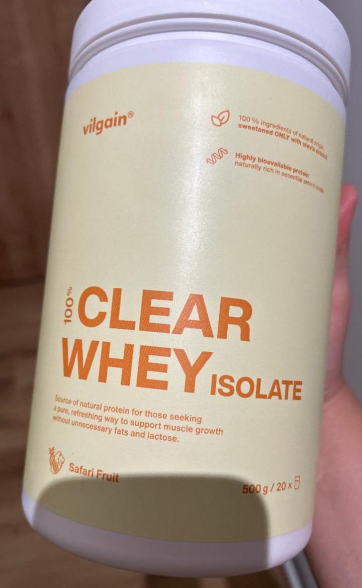 Fotografie - Clear whey isolate safari fruit Vilgain