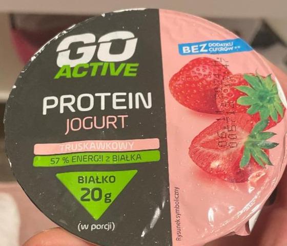 Fotografie - Protein jogurt truskawkowy Go Active